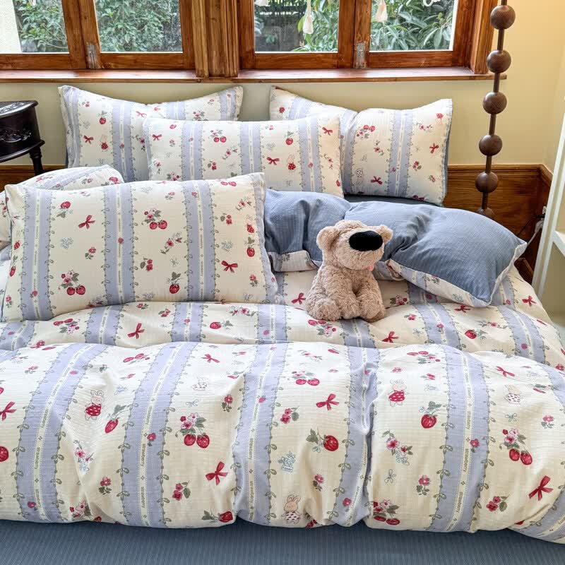 多兰诗小清新四件套1.8米床单款 69.9元，多兰诗磨毛四件套2.0米床单款 69.9元 - 线报酷