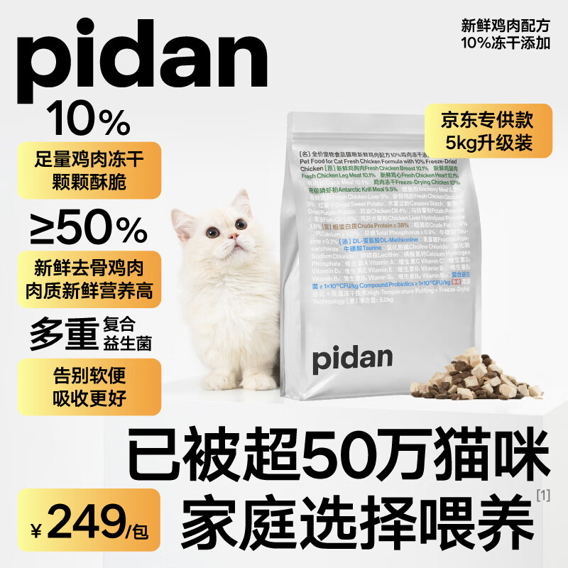 ❗ Pidan鸡肉冻干猫粮5kg plus💰179 没首单贵8 - 线报酷
