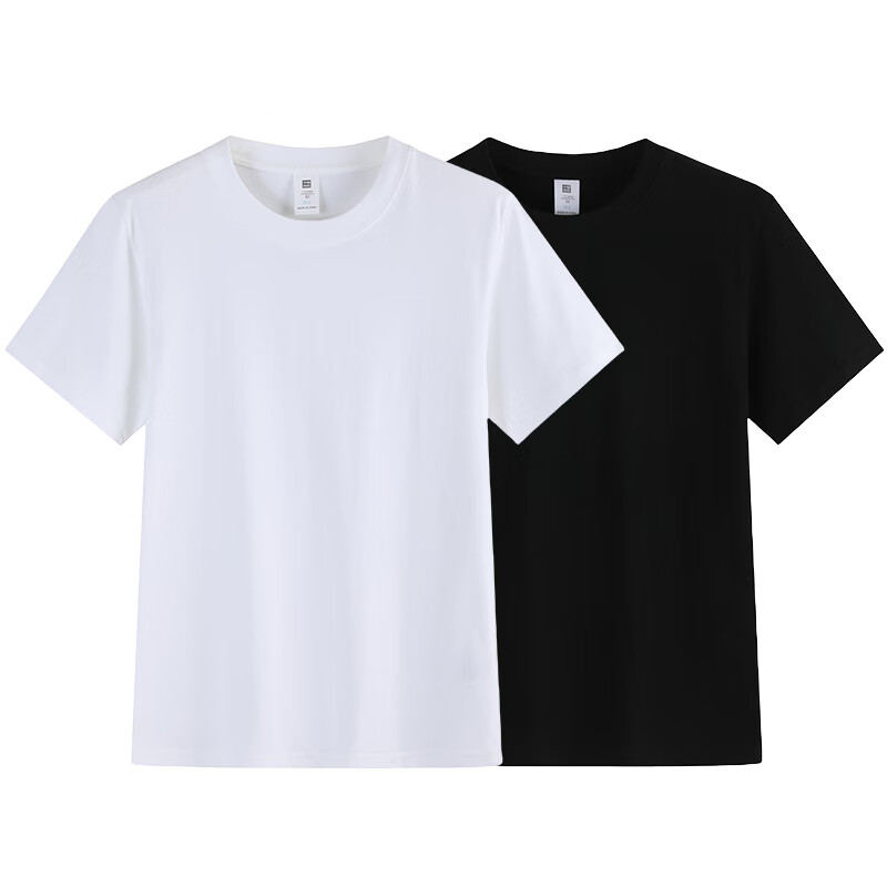 尺度保罗【2件装】T恤夏季重磅100%纯棉 45.9元 - 折送网