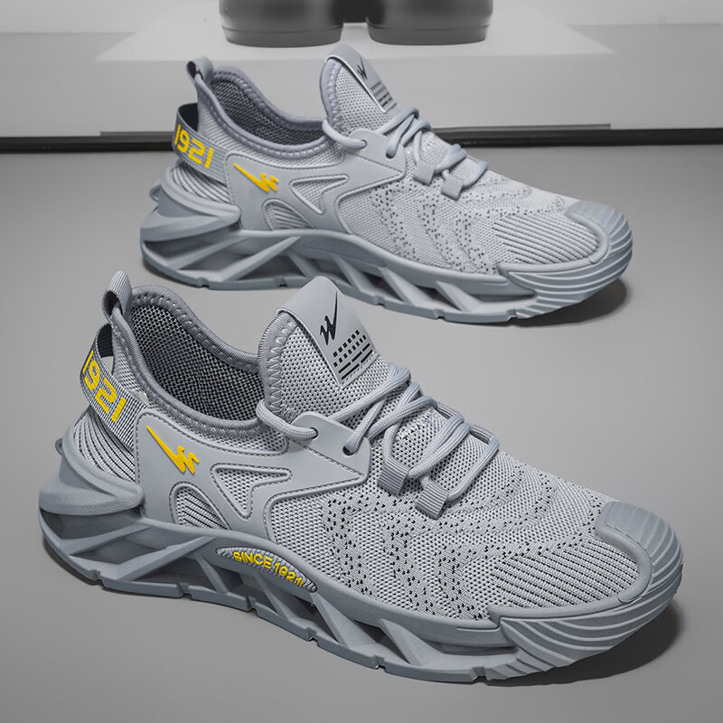 双星软底飞织网面运动鞋 79元，双星休闲运动鞋男 79元，双星飞织薄款网鞋男 79元 - 线报酷