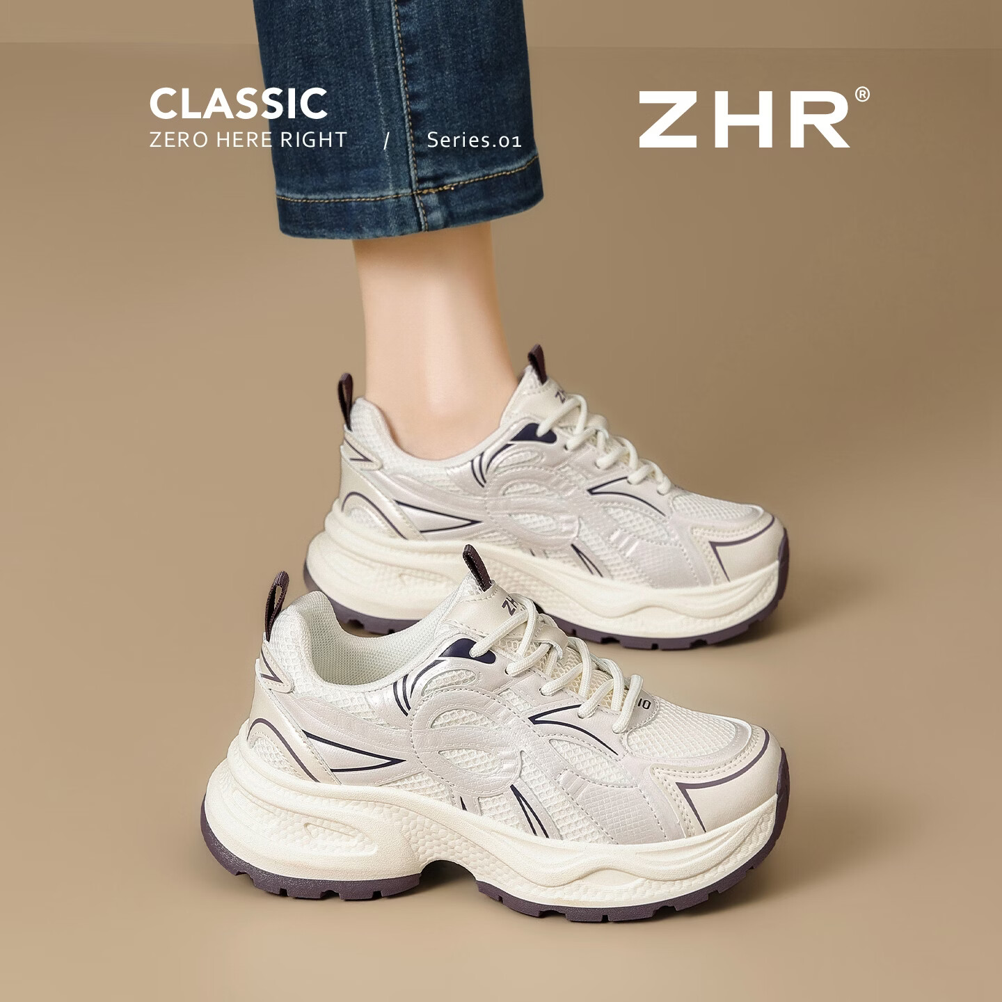 ZHR则则品牌女平底沙滩一字拖 49.9元，ZHR则则品牌女懒人一脚蹬勃肯鞋 49.9元 - 折送网