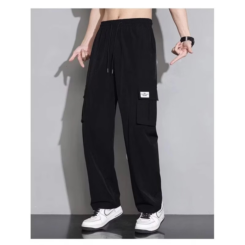 柯诗曼冰丝宽松直筒阔腿裤任选2条 59.9元 - 线报酷