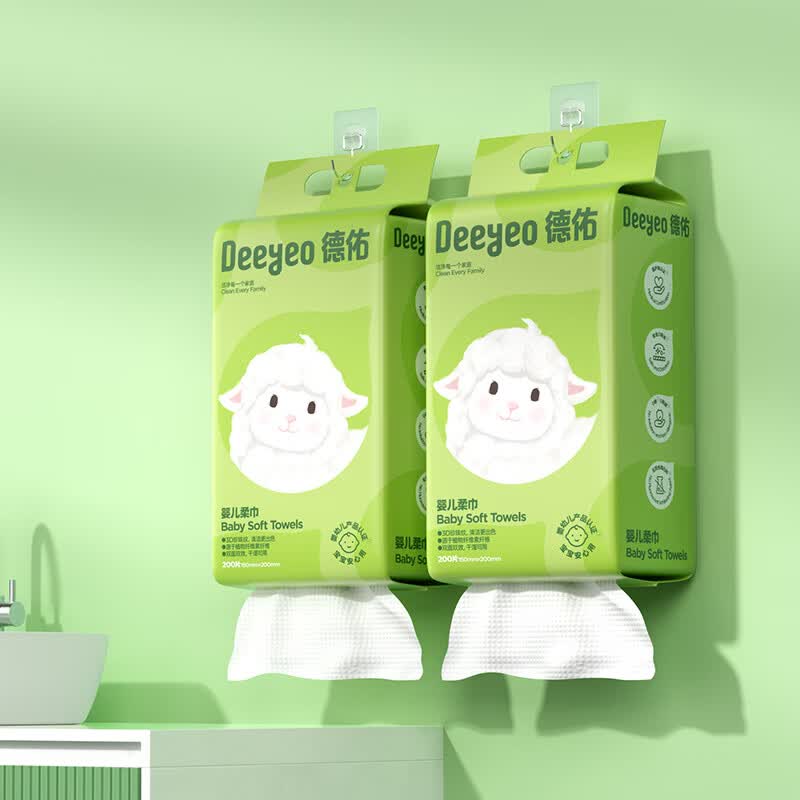 德佑纯棉棉柔巾80抽*6拍2实付71.8元，小白羊悬挂绵柔巾200抽 拍2发4实付59.4元 - 线报酷