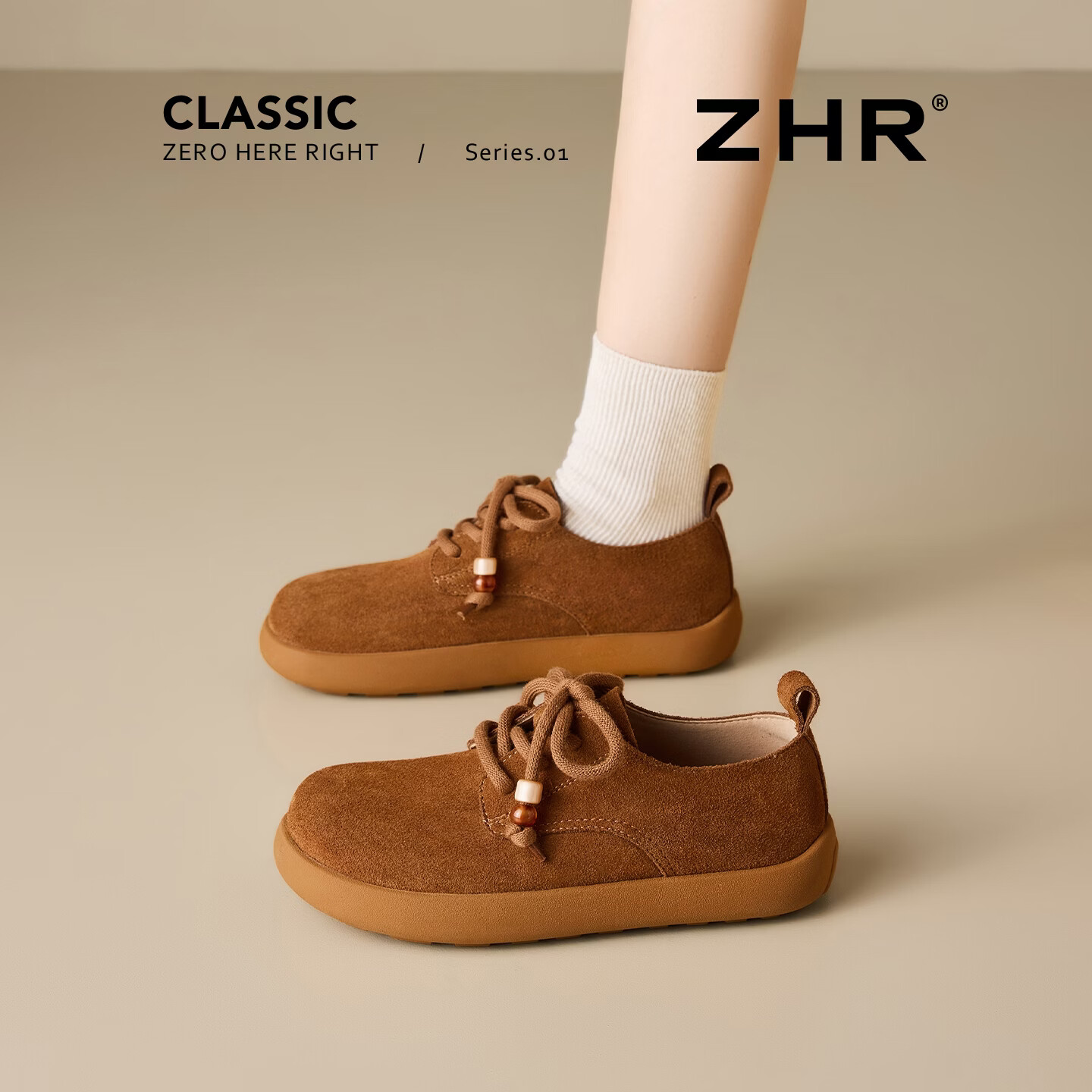 ZHR则则品牌女鞋平底沙滩一字拖 49.9元，ZHR则则品牌女鞋懒人一脚蹬勃肯鞋 49.9元 - 线报酷