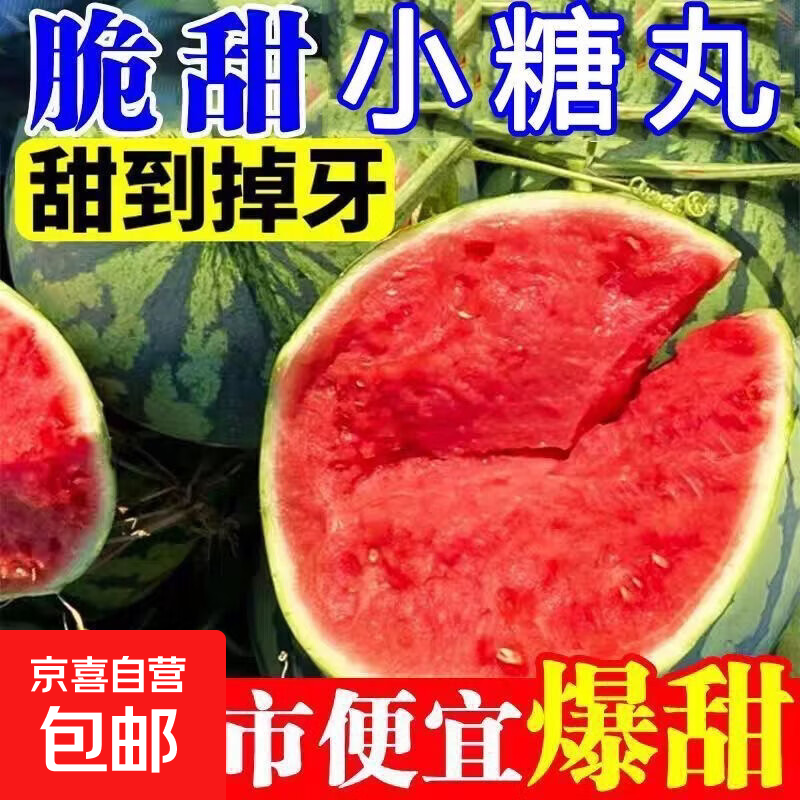 小糖丸西瓜1.5-2斤 5.9元，小糖丸西瓜净果5-6斤装(2-3粒) 16.9元 - 线报酷