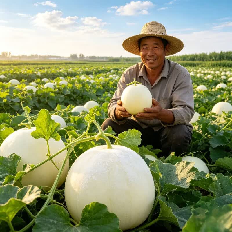 阎良甜瓜4.5-5斤装 19.9元 - 线报酷