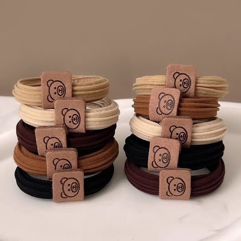 高弹力小熊发圈5根 1元 - 线报酷