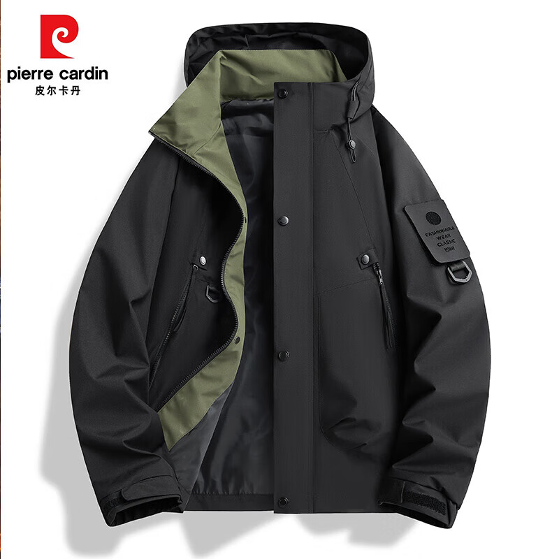 皮尔卡丹冲锋衣/夹克 59.9元，皮尔卡丹连帽工装外套 59.9元 - 86线报
