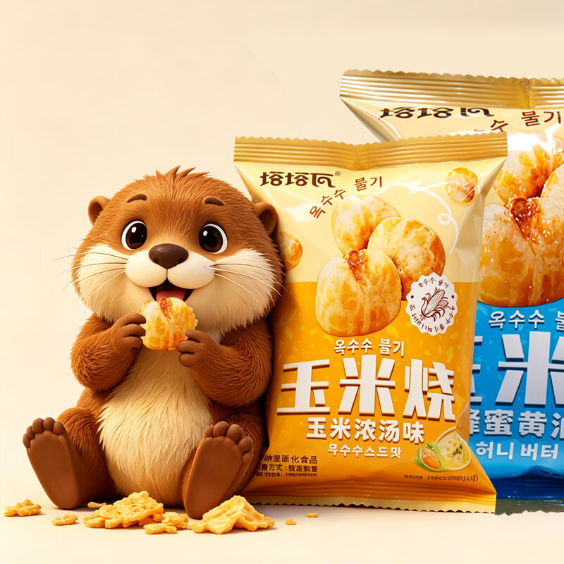 塔塔瓦休闲零食首购价🚗 8.61💰玉米烧20g*10包 - 86线报