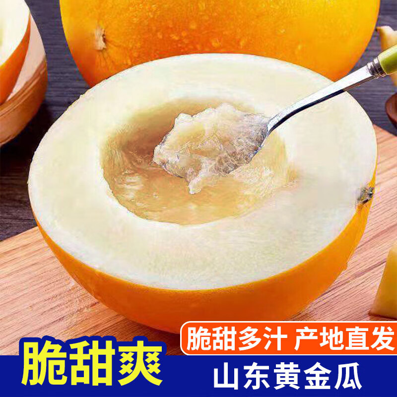 琪江果山东黄金蜜瓜净重4-5斤 15.89元 - 86线报