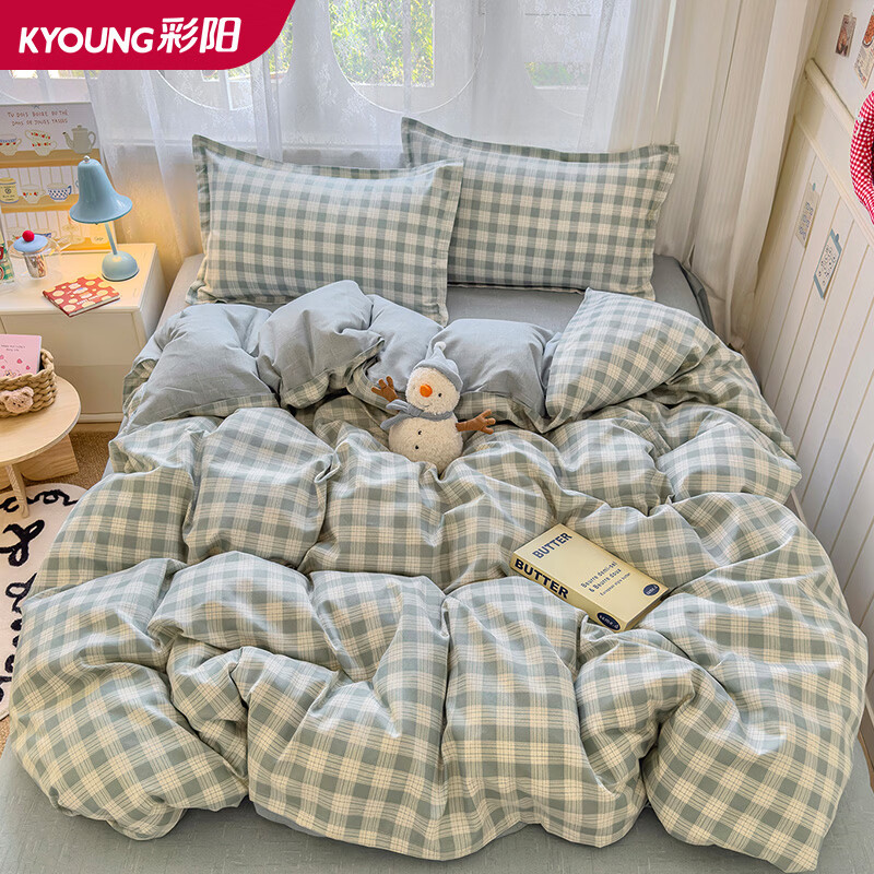彩阳水洗棉四件套1.5/1.8/2.0m任选 59.8元 - 86线报