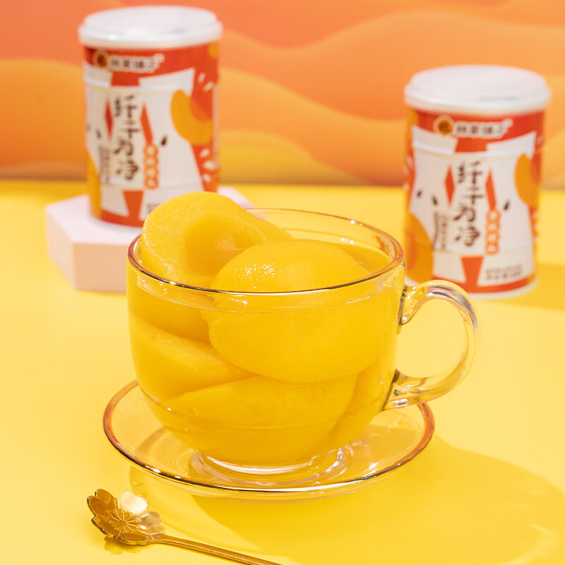 林家铺子双色水果罐头1kg*2罐 19.79元，林家铺子黄桃罐头400g*4罐 21.9元 - 86线报