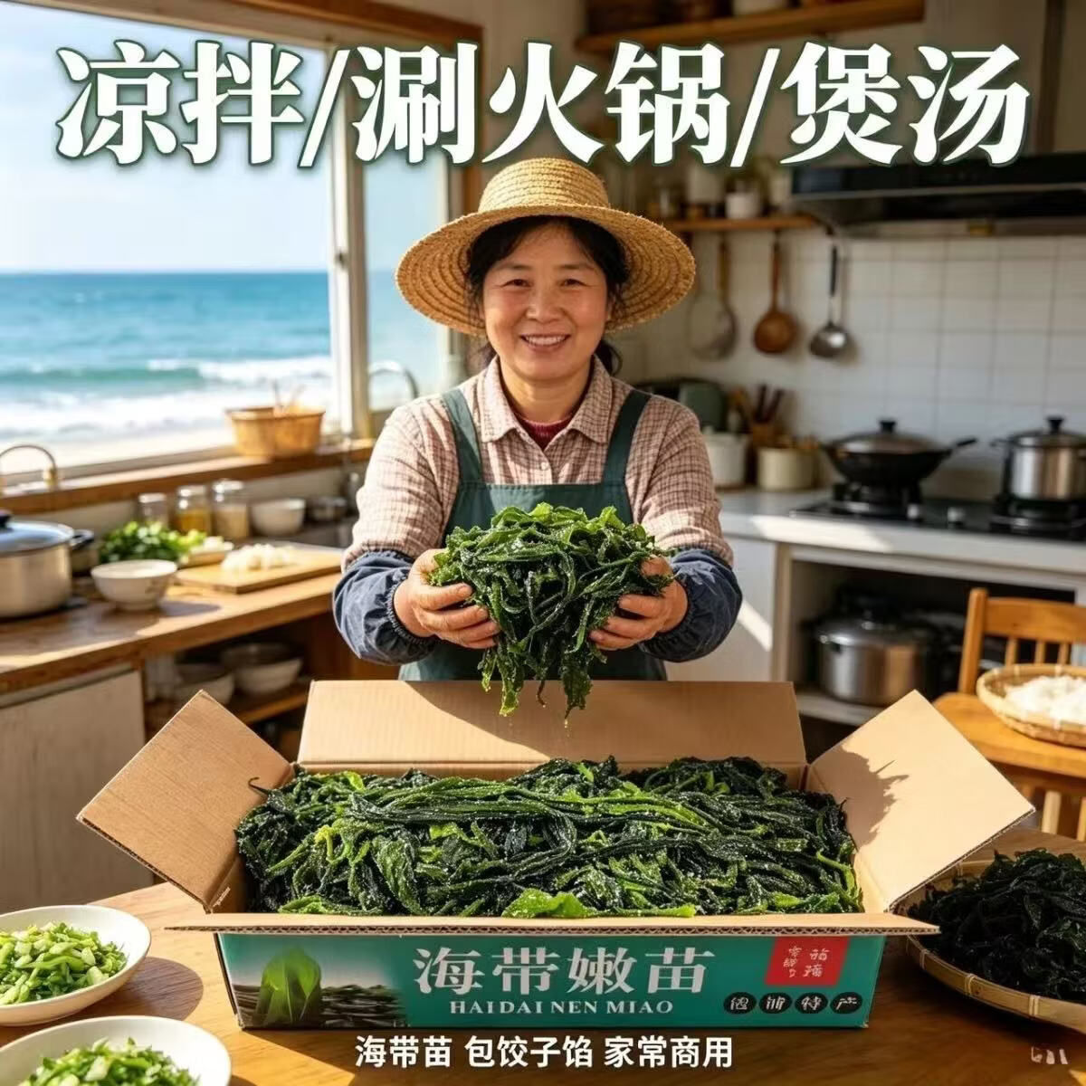 盐渍海带嫩苗400g 3元 - 折送网