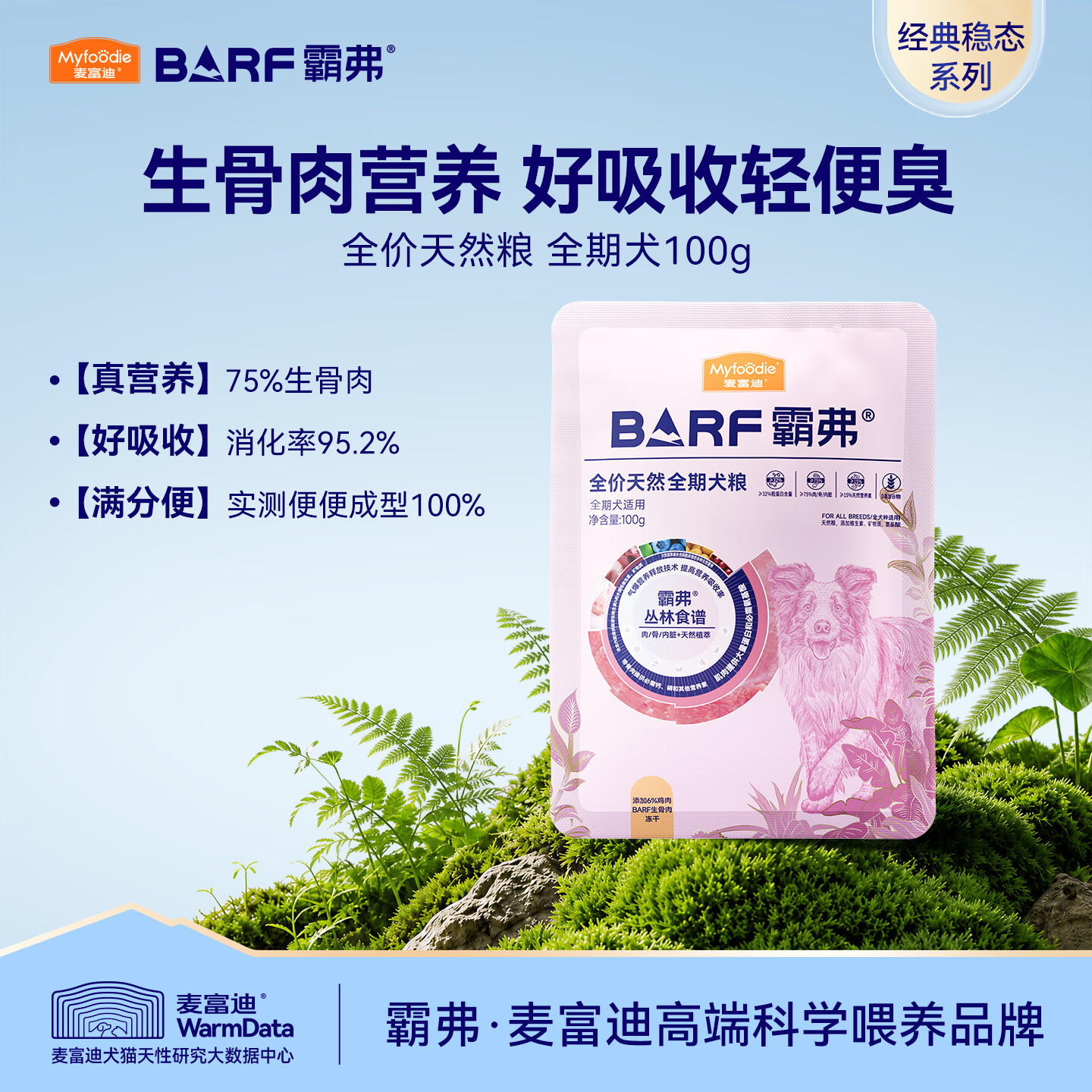 麦富迪霸弗天然狗粮100g 1 app首页左上角 特价 领5.9-5券 - 线报酷