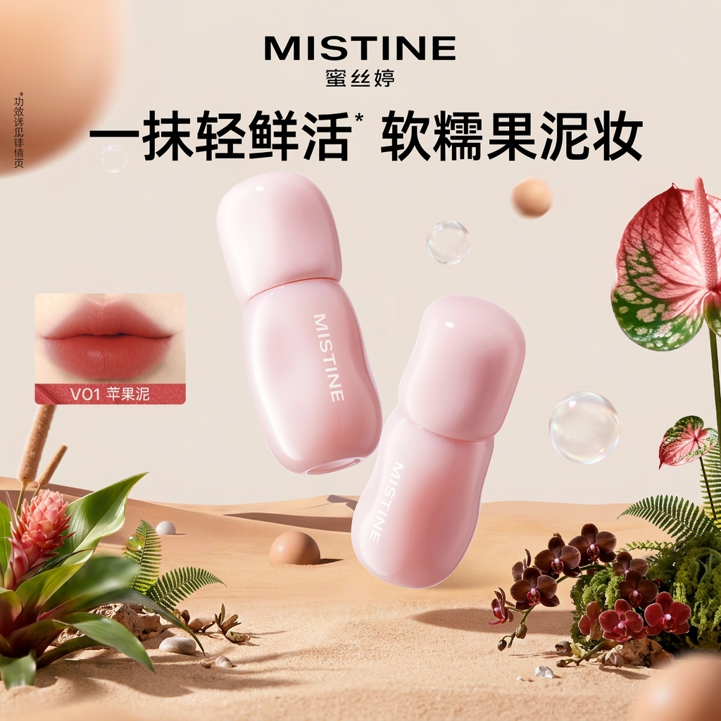 蜜丝婷果真轻雾唇釉唇蜜3.5g/支任选2件 20.8元 - 86线报