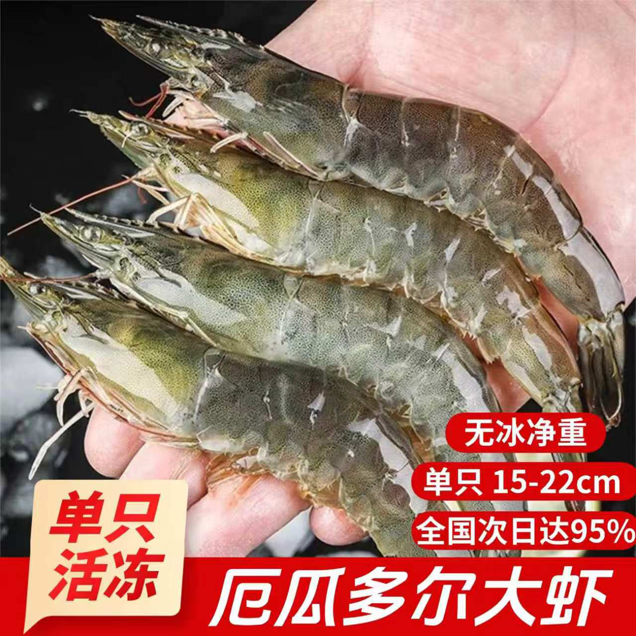 添渔港厄瓜多尔白虾3040净重3斤 59.8元 - 86线报