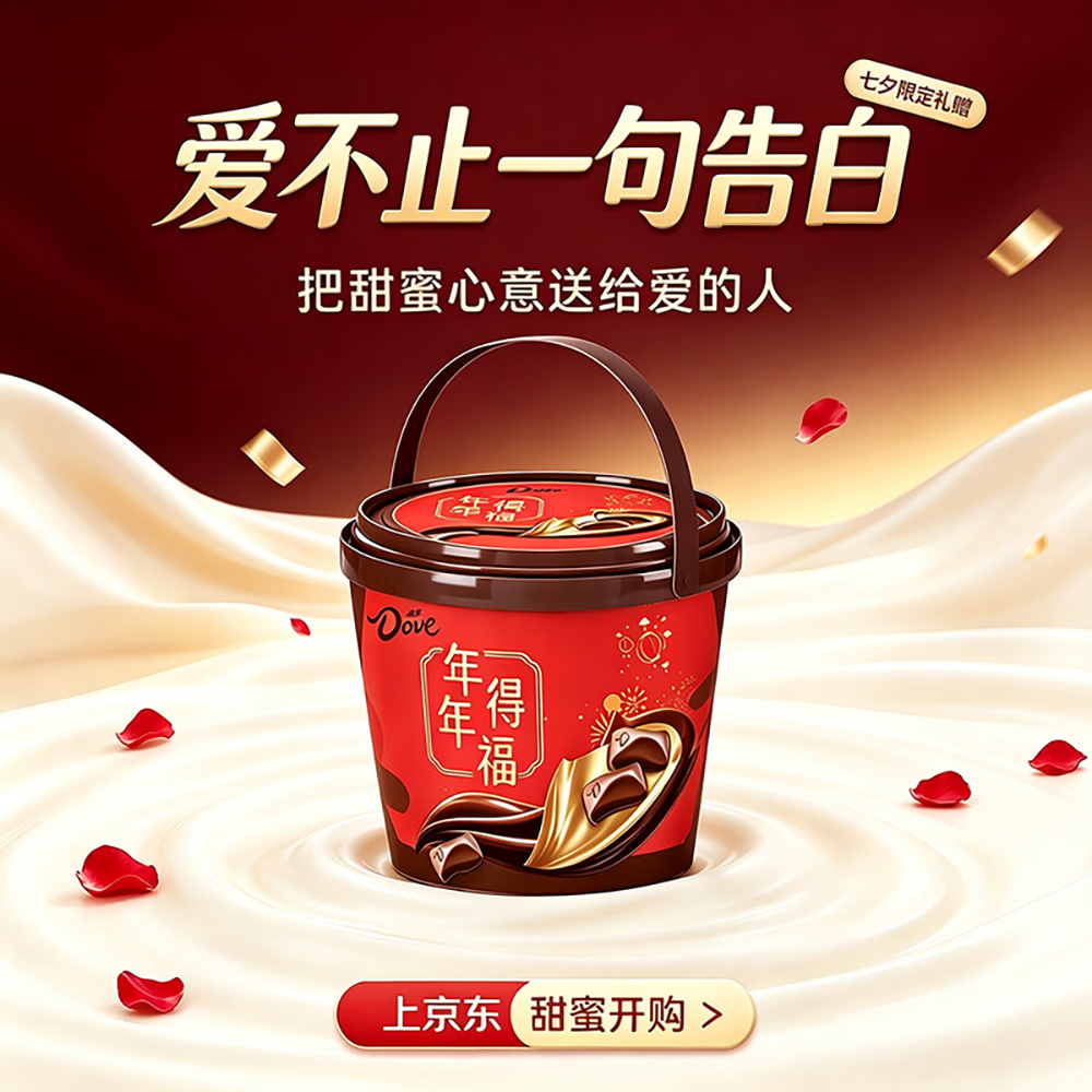 德芙丝滑牛nai巧克力60颗 29.89元 - 线报酷