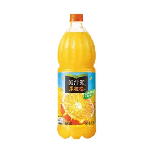美汁源果粒橙1.25L*2瓶 10.9元 - 86线报