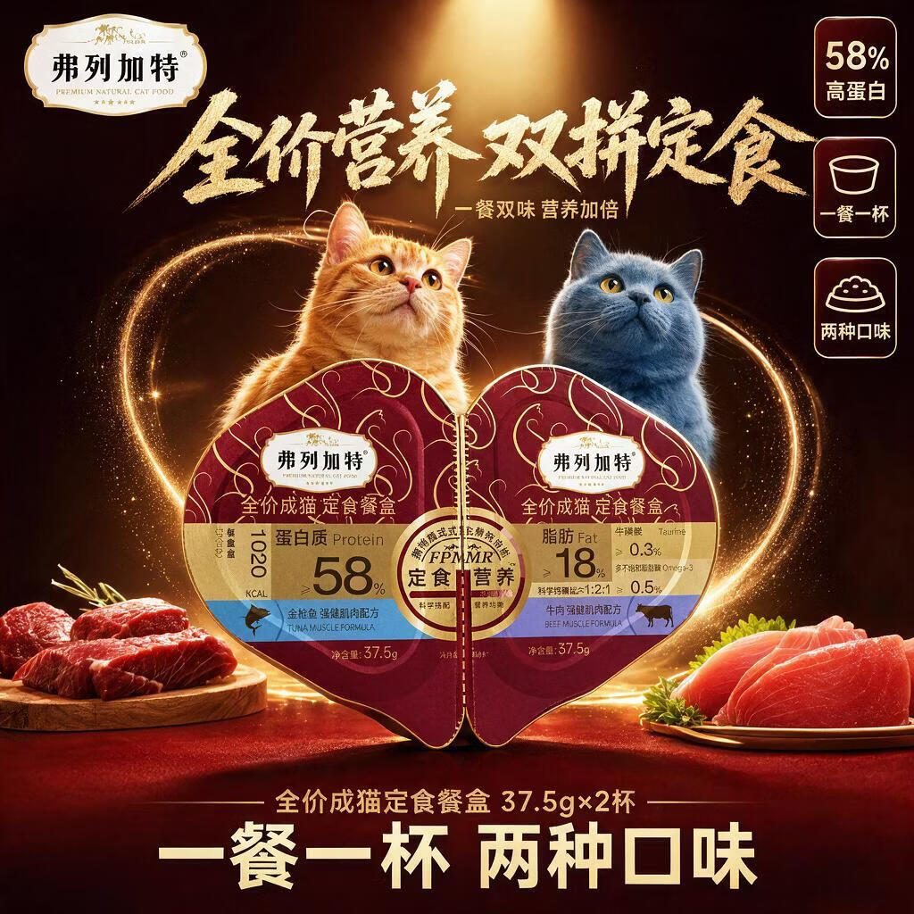 弗列加特主食双餐杯37.5g*12杯 36.9元 - 线报酷