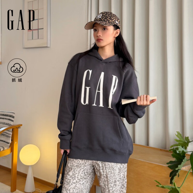 GAP抓绒连帽卫衣 98元 - 86线报