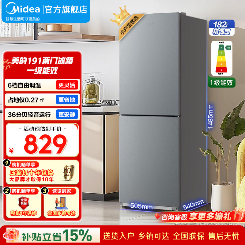 美的191A冰箱5台 808元 - 86线报