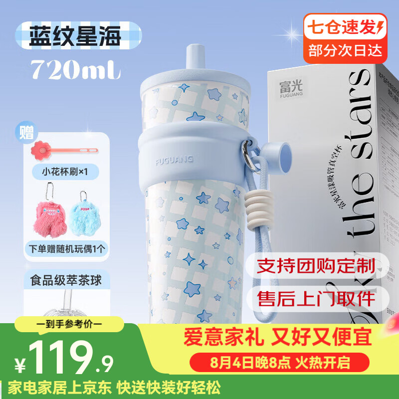 富光马克杯480ml 41元，富光明星同款冷杯 83元 - 86线报