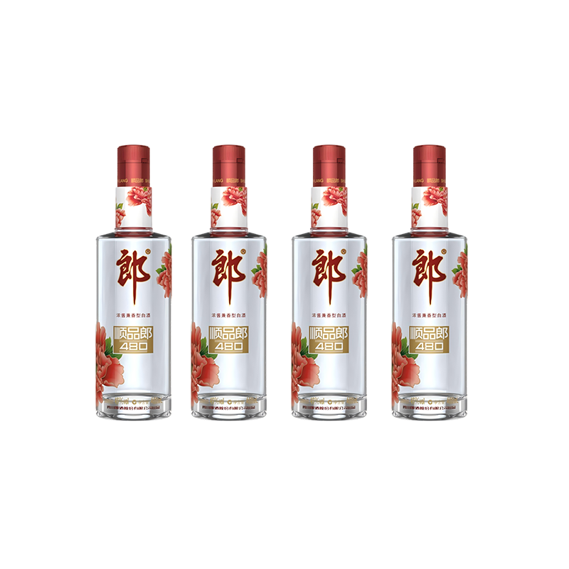郎酒红顺浓酱兼香型45度480mL*4瓶 154元 - 86线报