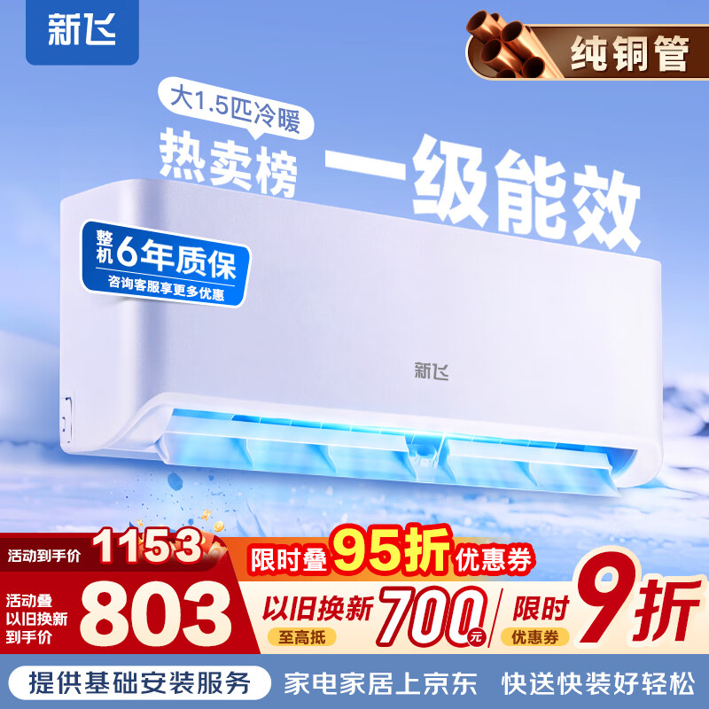 新飞大1.5匹一级1-2台 1067元 - 86线报