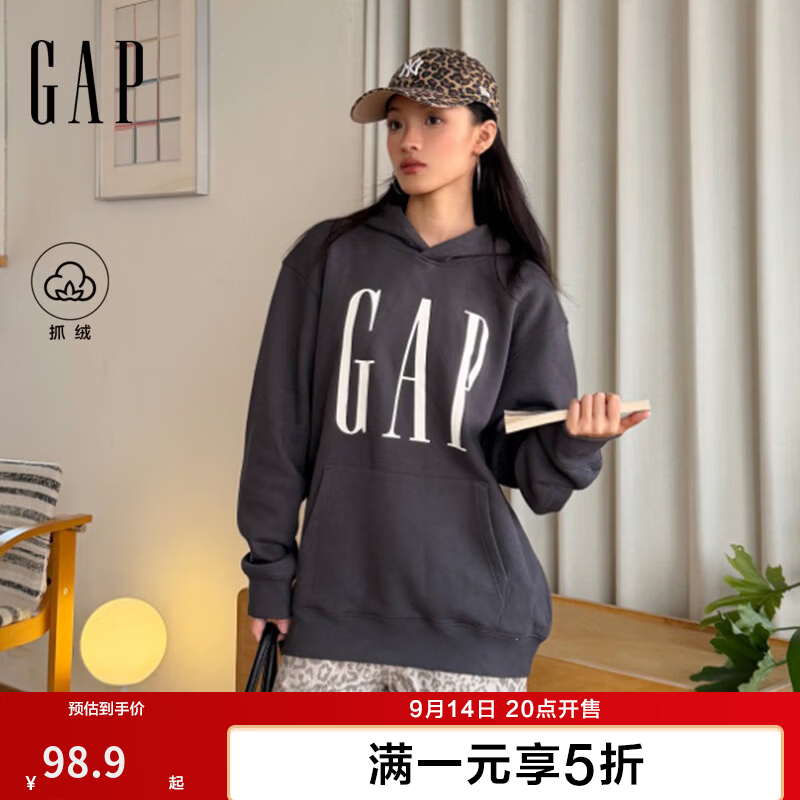GAP抓绒连帽卫衣 98元 - 86线报