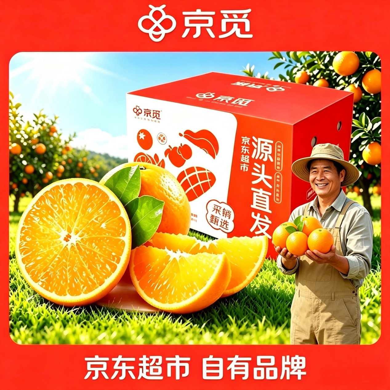 京觅云南爱媛果冻橙净4.5斤 29.9元 - 86线报