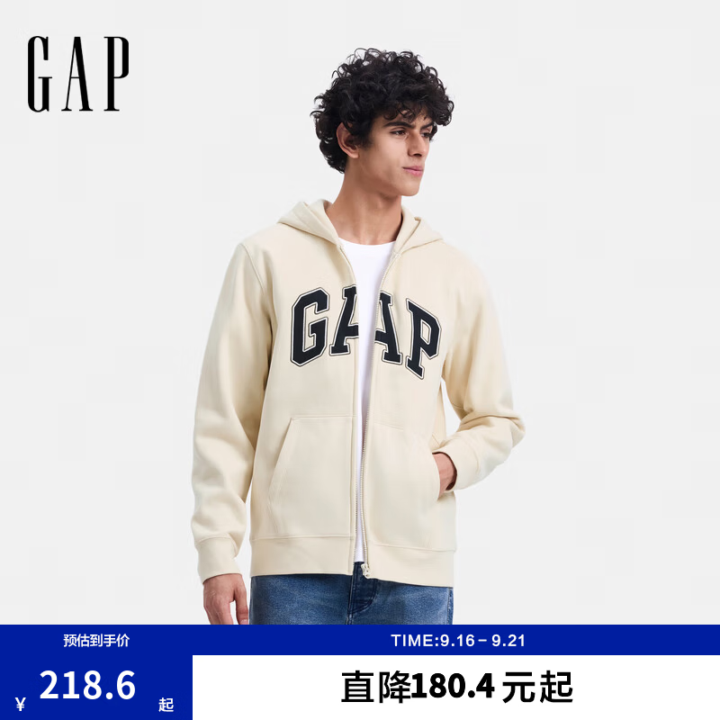 Gap印花大logo卫衣 119元，Gap抓绒印花宽松卫衣 83元，Gap抓绒束脚裤运动裤 89元 - 86线报