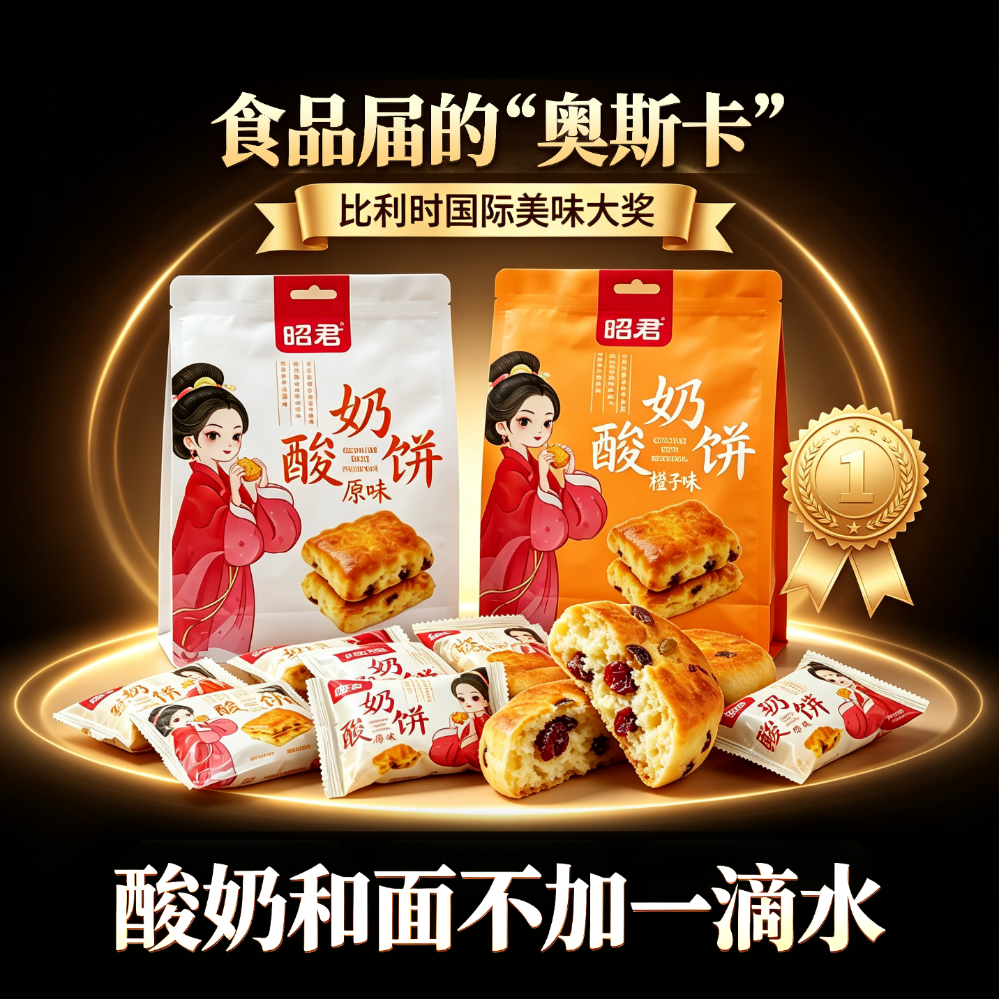 昭君内蒙古酸nai饼210g*2袋 19.9元 - 86线报 昭君内蒙古酸nai饼210g*2袋 19.9元 - 86线报