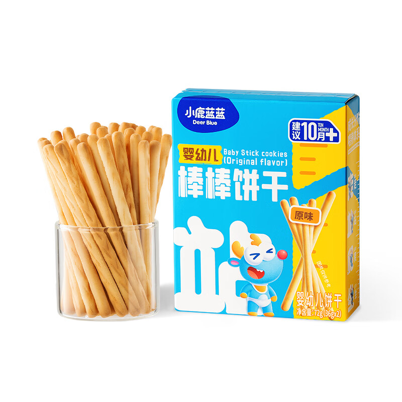 小鹿蓝蓝宝宝零食拍11件赠尝鲜饼干11件 89.7元 - 86线报