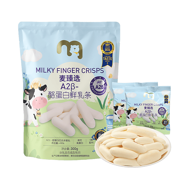 麦臻选A2β酪蛋白鲜乳条300g 拍5件 26元 - 86线报