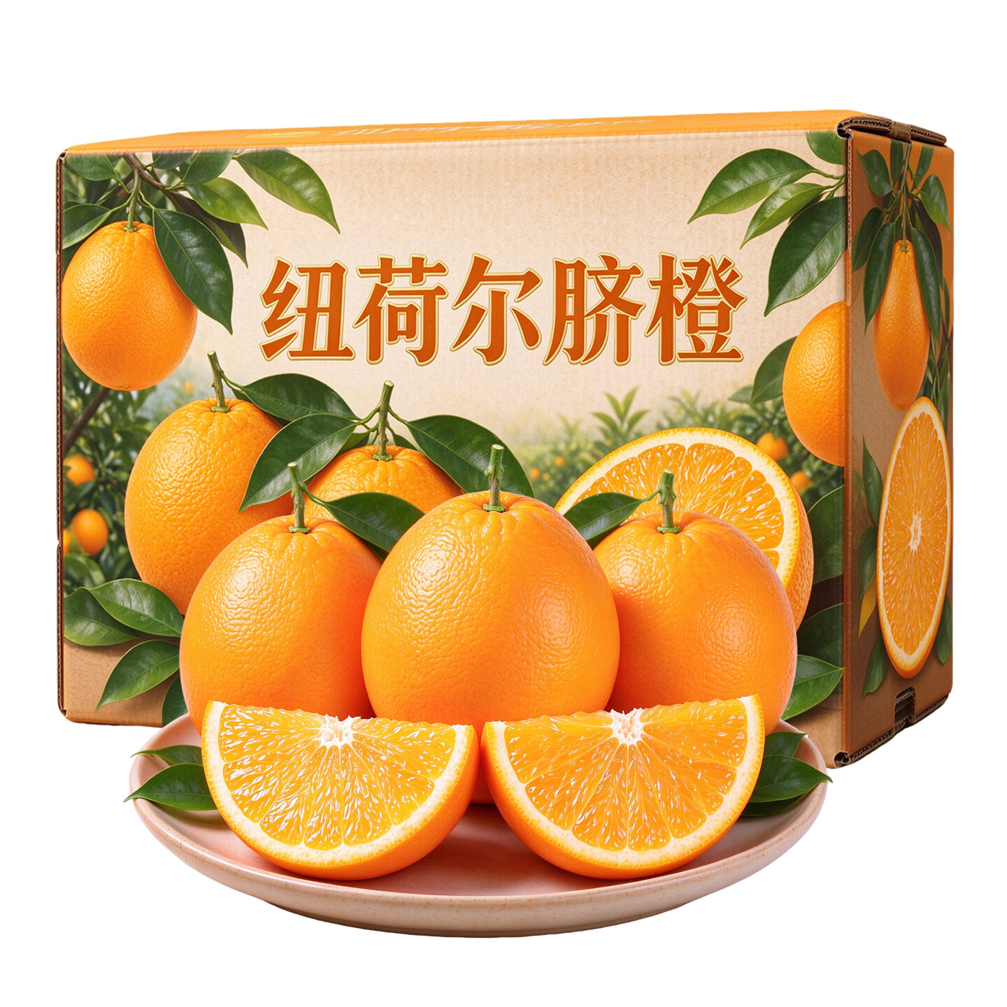 东鲜丰湖北纽荷尔脐橙净重8.5斤精品果 19.9元 - 86线报