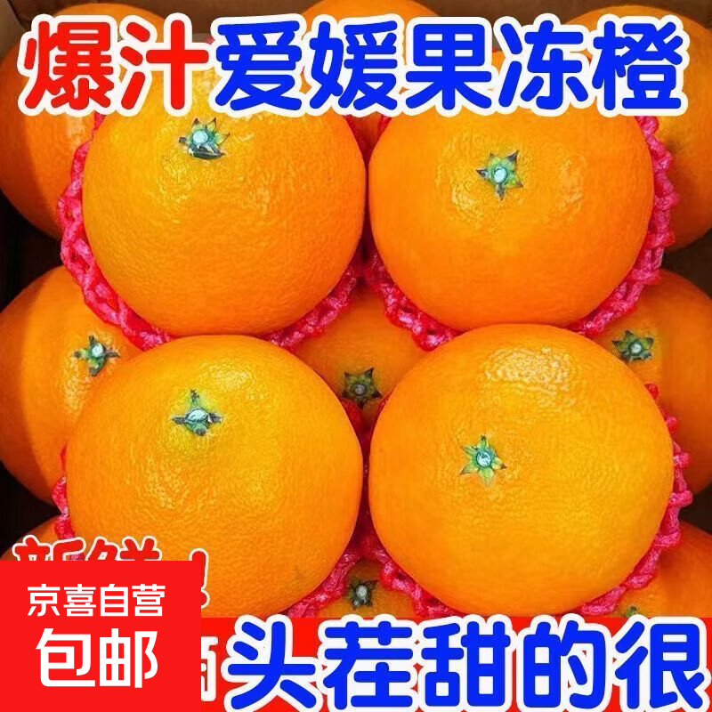 京喜四川爱媛果冻橙净重4.5斤（单果65mm+） 14.9元 - 86线报