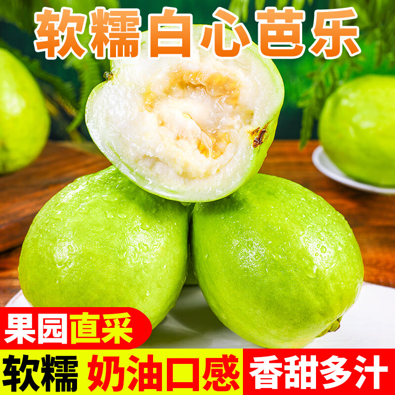 新鲜软糯白心芭乐净重4.5斤 15.9元 - 86线报