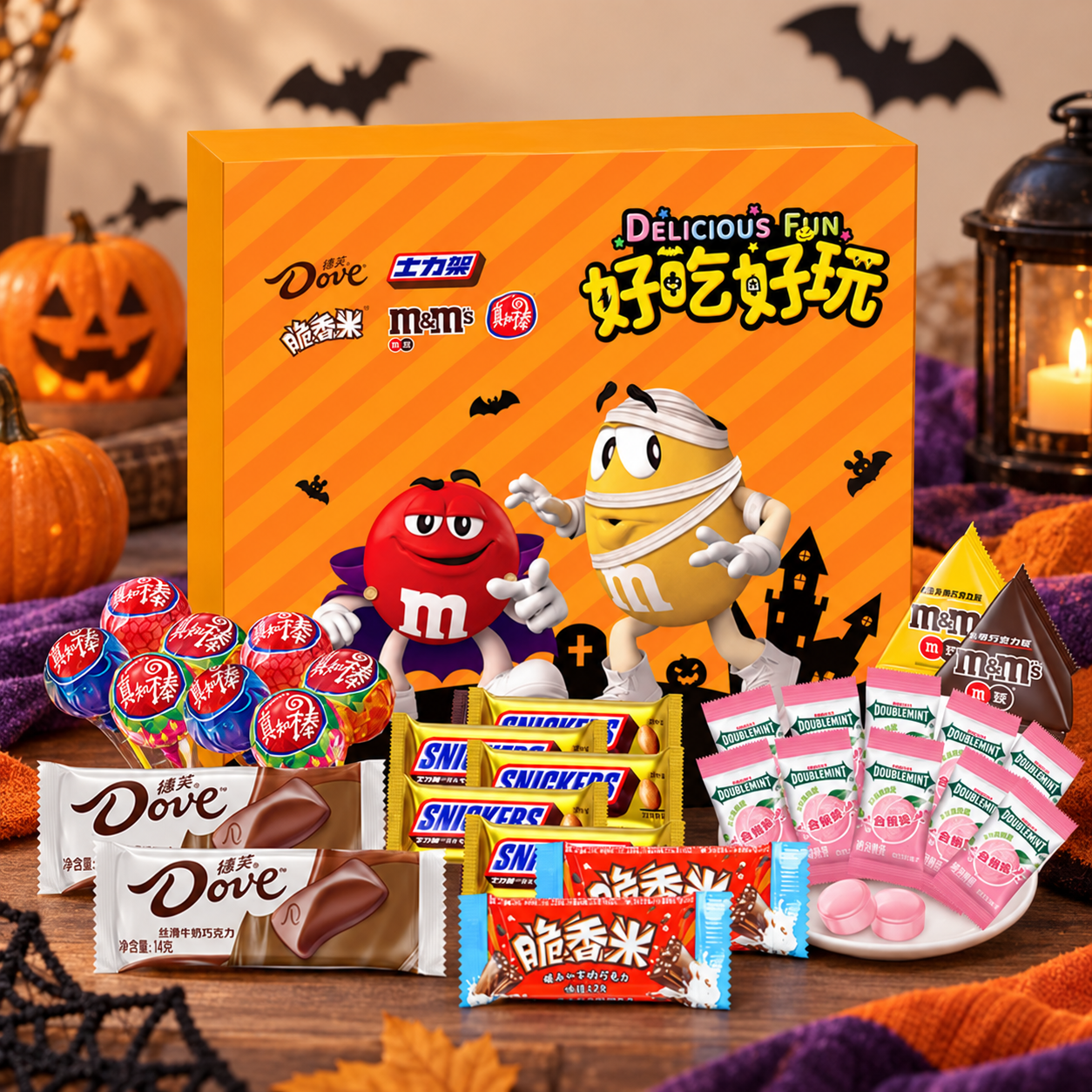 M&M'S万圣节限定糖果礼盒385g*1件 39.9元 - 86线报