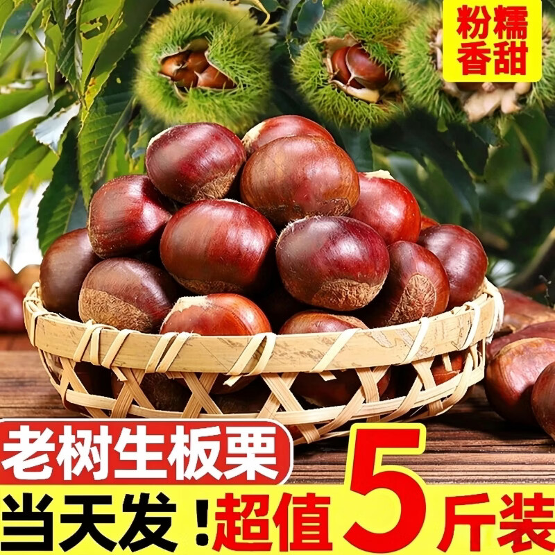 黄六爷丹东特大板栗净重4.5斤 15.8元 - 线报酷