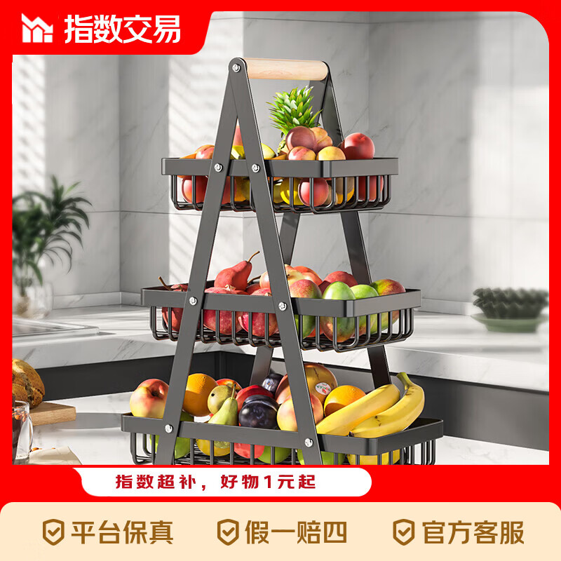 塔型二层果篮架 12.99元 - 线报酷