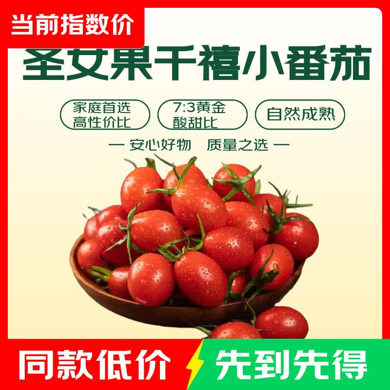 圣女果千禧小番茄带箱5斤净重4.5斤 10.90元 - 86线报