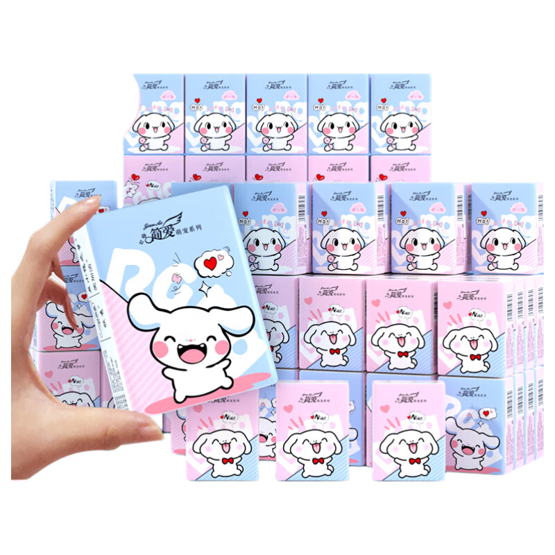 萌宠手帕纸6片*10包 1.8元 - 线报酷