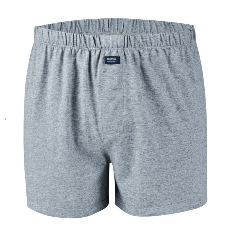 港莎男士内裤纯棉阿罗裤 灰色(1条装) xl(175/100)