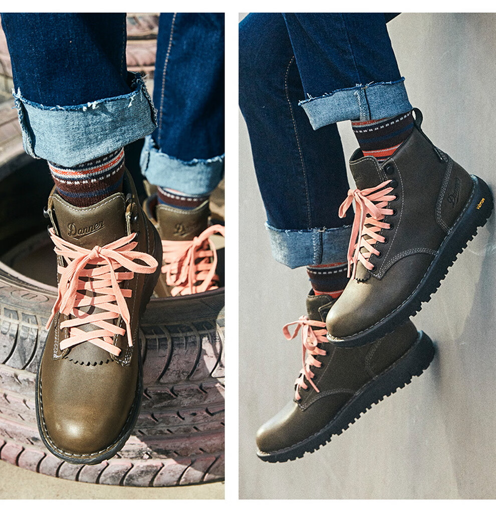 【danner丹纳】 都市户外休闲logger 917女款工装靴真皮手工徒步中帮