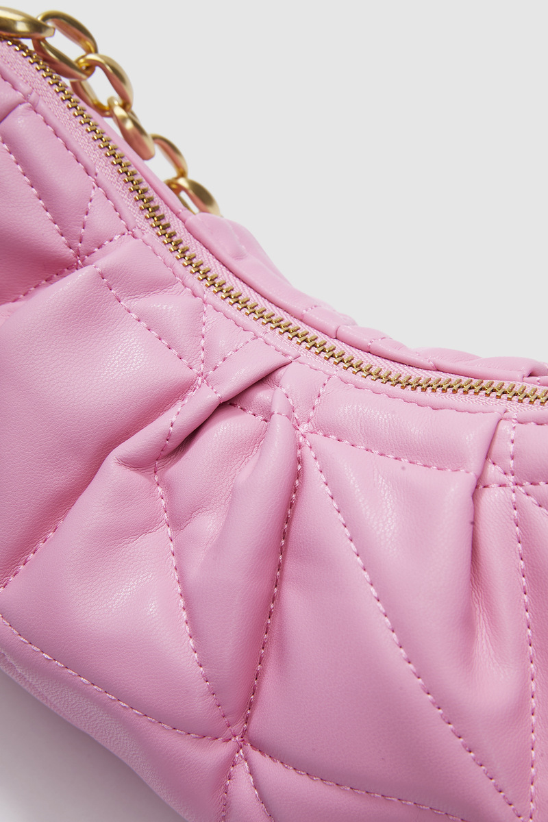 urbanrevivo2022春季新品女士配件甜美柔软饺子包aw12bb2n2009冷粉色