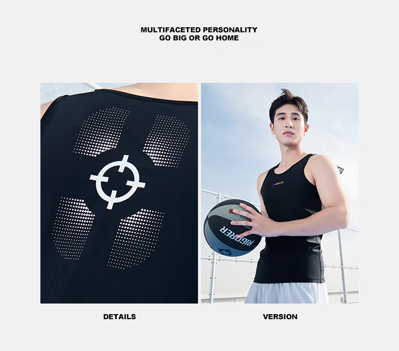 RIGORER Fitness Tank Top, Sports Vest, Running Training Quick-Dry Clothing, New Summer Style Round Neck Sleeveless T-Shirt 9