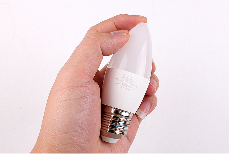 Foshanzhaoming LED Bulb, Crystal Lamp, Energy-Saving Light Bulb, 5.5W, Large Base E27, Cool White 6500K, Pack of 5 9