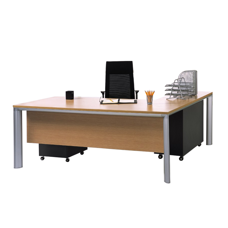 旦桥班桌/班台bt-2061-4 铝合金办公桌1600*800*750含副台推柜