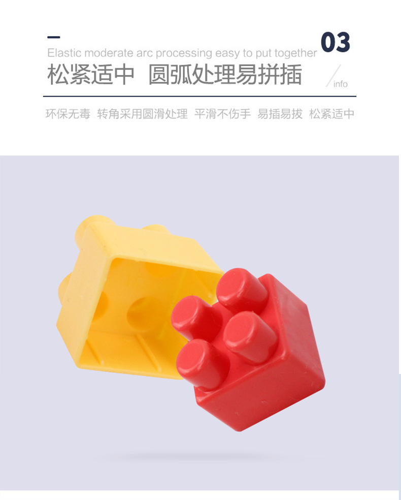 105853-萌小鹰(SPROUT)儿童大颗粒游乐园摩天轮积木拼装早教玩具男孩女孩礼物可送礼 积木乐园(360颗粒盒装)-详情图