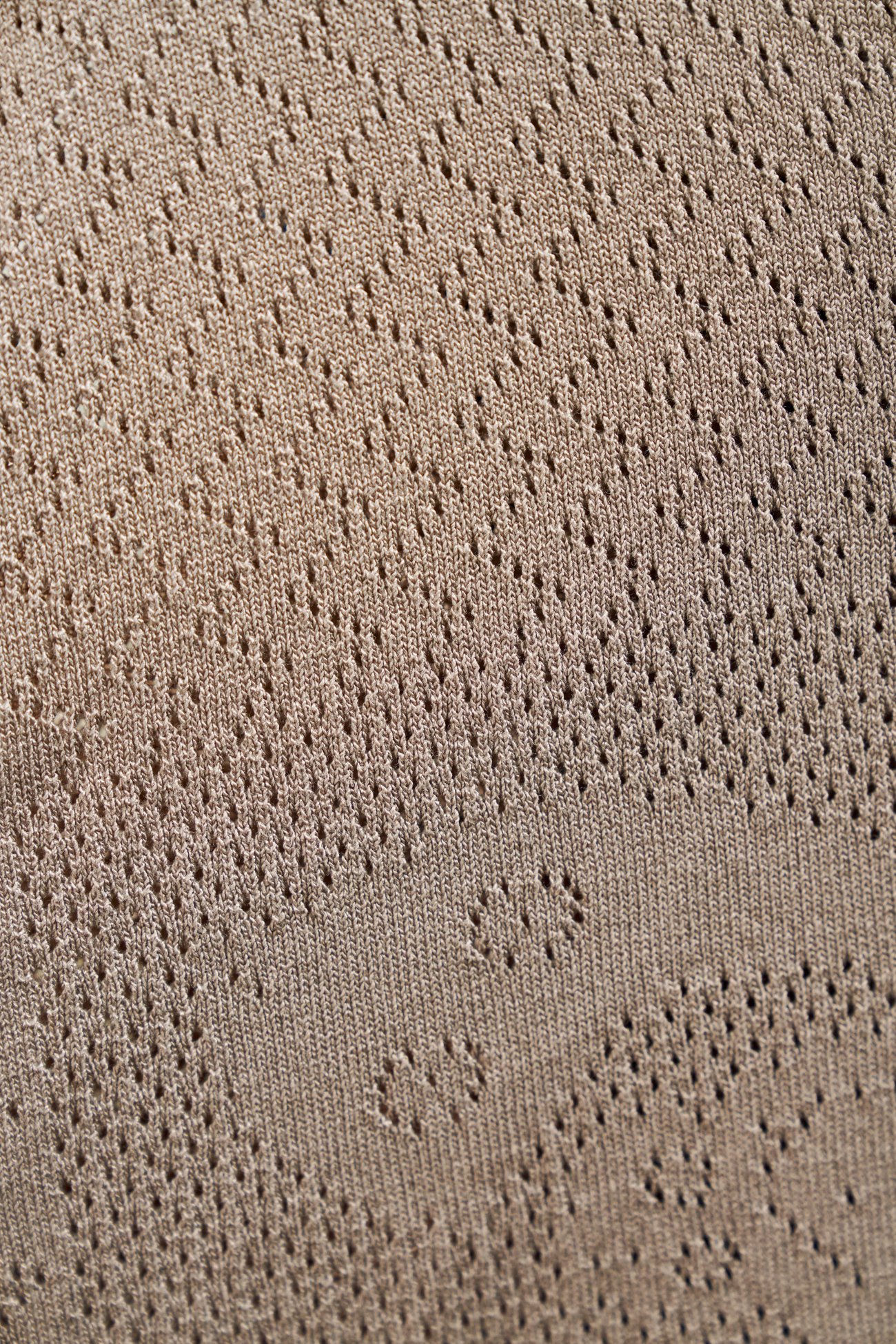 ur2022春夏新品男装休闲镂空图案宽松针织外套ml13s9dn2001卡其l